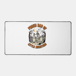 Halloween Dad Little Monsters Night Desk Mat