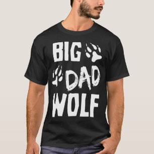 Halloween Dad Men Funny Costume Daddy Big Dad Wolf T-Shirt