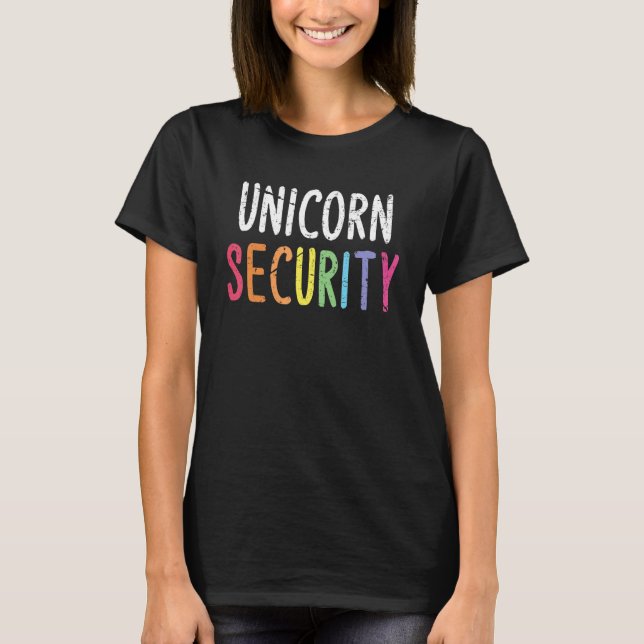Halloween Dad Mum Daughter Adult Costume, Unicorn  T-Shirt (Front)