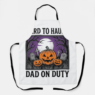 Halloween Dad Shirt Hard To Haunt Funny Father Des Apron