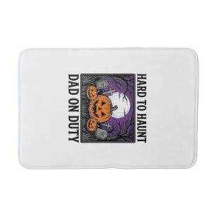 Halloween Dad Shirt Hard To Haunt Funny Father Des Bath Mat