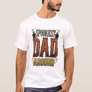 Halloween Dad Shirt Spooky Father Vintage Engravin
