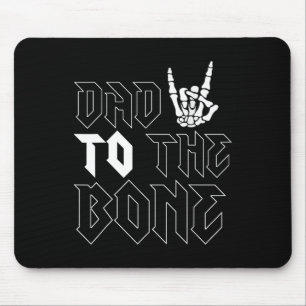 Halloween Dad To The Bone Funny Skeleton Fathers D Mouse Mat