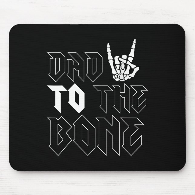 Halloween Dad To The Bone Funny Skeleton Fathers D Mouse Mat (Front)
