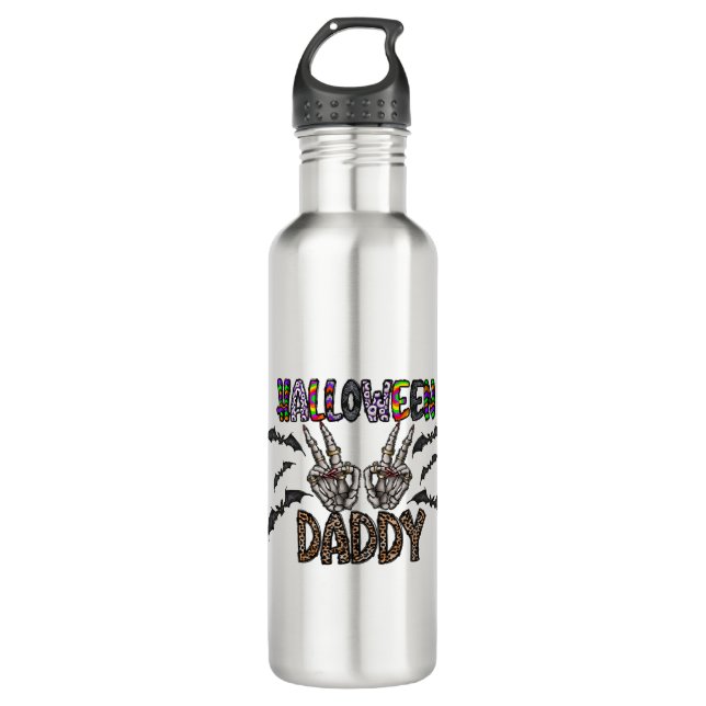 Halloween Daddy 710 Ml Water Bottle (Front)