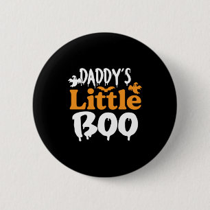 Halloween Daddy Little Boo Birthday 6 Cm Round Badge
