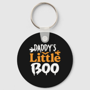 Halloween Daddy Little Boo Birthday Key Ring
