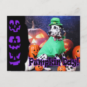 Halloween - Dalmatian - Dash Postcard