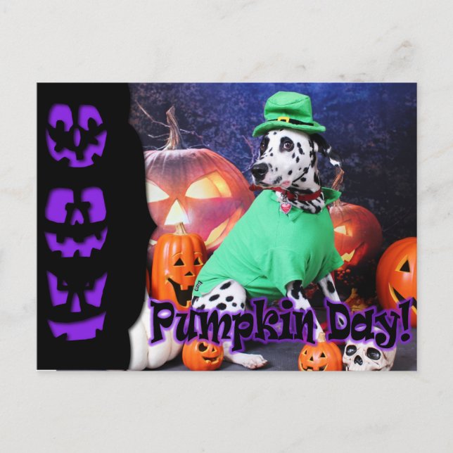 Halloween - Dalmatian - Dash Postcard (Front)