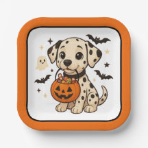 Halloween Dalmatian Dog Trick or Treat