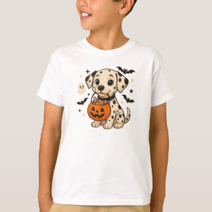 Halloween Dalmatian Dog Trick or Treat T-Shirt