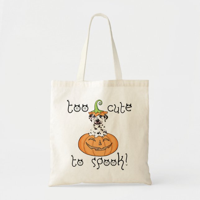 Halloween Dalmatian Tote Bag (Front)