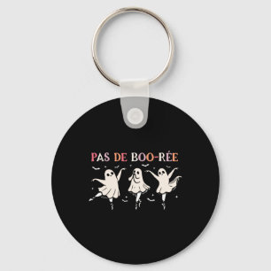 Halloween Dance Teacher Pas De Boo-rée Dancing Gho Key Ring