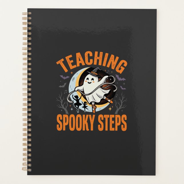 Halloween Dance Teacher Spooky Steps Planner (Front)