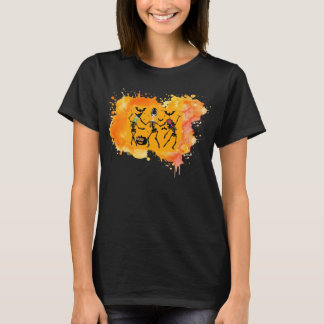 Halloween dancing sexy skeletons T-Shirt