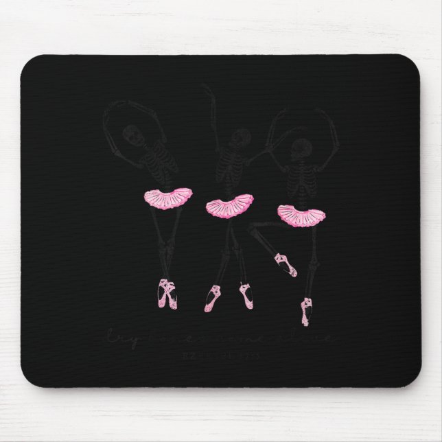 Halloween Dancing Skeleton Dry Bones Come Alive Ch Mouse Mat (Front)