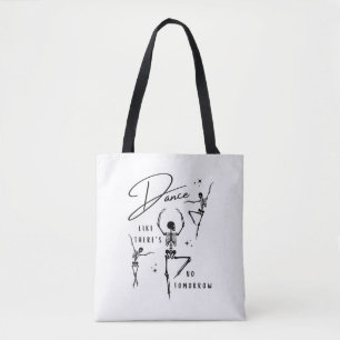 Halloween Dancing Skeletons Funny  Tote Bag