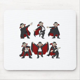 Halloween Dancing Vampire Dance Challenge Boys Gir Mouse Mat