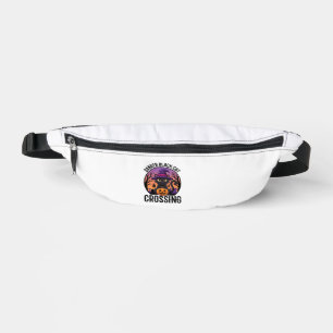 Halloween Danger Black Cat Crossing Bum Bags