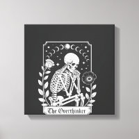 Halloween Dark Gothic Skeleton Overthinker
