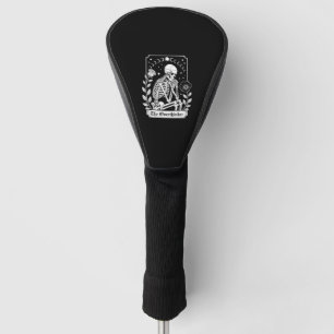 Halloween Dark Gothic Skeleton Overthinker Golf Head Cover
