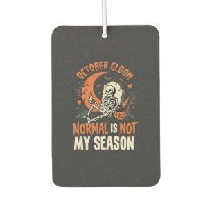 Halloween Dark Humour Skeleton Mood Car Air Freshener