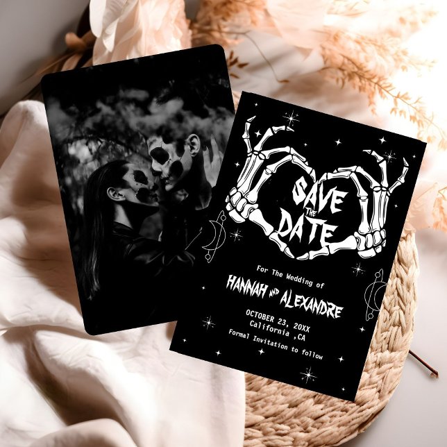 Halloween Dark Moody Gothic Wedding  Save The Date (Creator Uploaded)