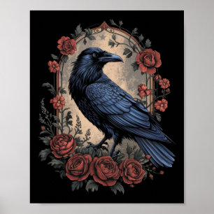 Halloween Dark Mysterious Witchy Nature Fantasy Poster
