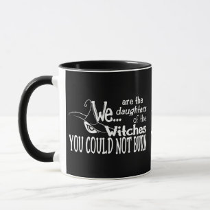 halloween daughters witches could not burn white mug