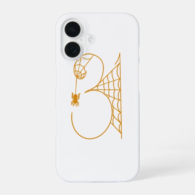 Halloween Day 31 Spider Webs iPhone 16 Case (Back)