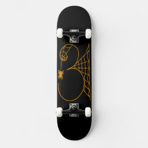 Halloween Day 31 Spider Webs Skateboard