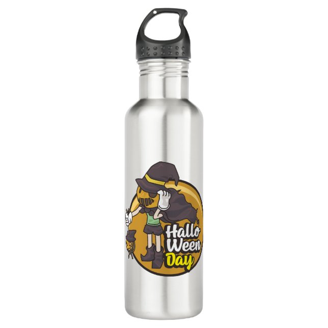halloween day    710 ml water bottle (Front)