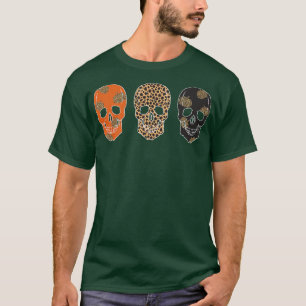 Halloween Day Of Dead Skull Premium T-shirt 3503