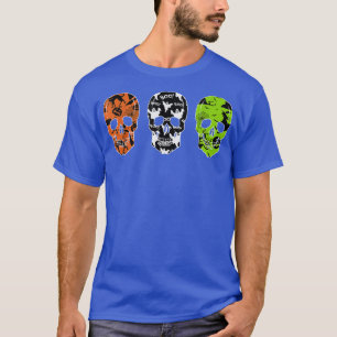 Halloween Day Of Dead Skull T-shirt3506 T-Shirt