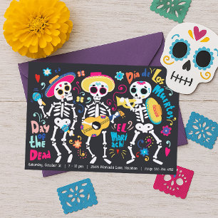 Halloween Day of the Dead Party Invitation