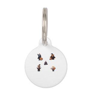 Halloween Day - Trumpkin Classic Pet Tag