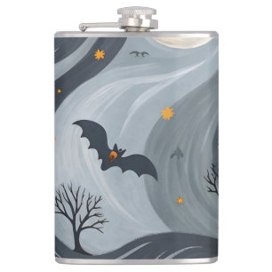 Halloween Death Night Hip Flask