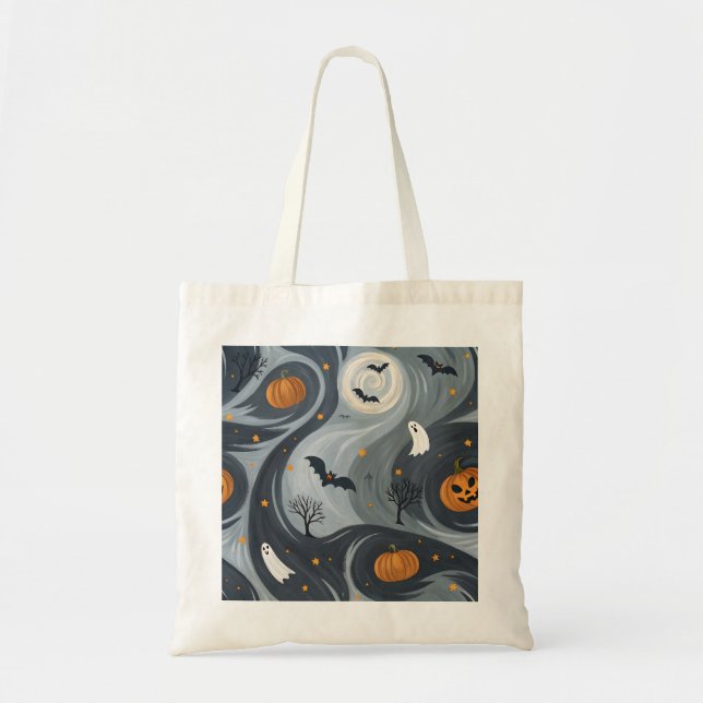 Halloween Death Night Tote Bag (Front)