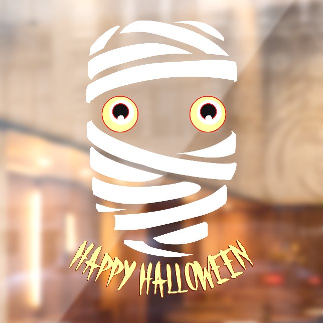 Halloween Decals Personalised Mummy Window Decal (Sheet 2)