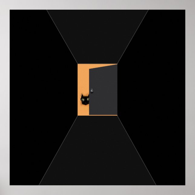 Halloween Decor Black Cat (Front)