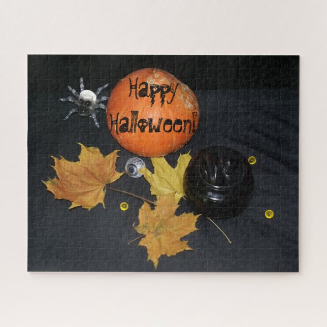 Halloween decor jigsaw puzzle (Horizontal)