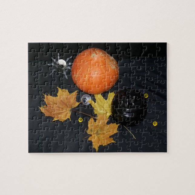 Halloween decor jigsaw puzzle (Horizontal)