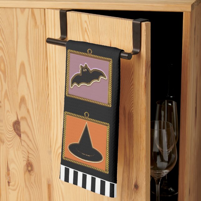 Halloween Decor kitchen towel (Thirds Fold)