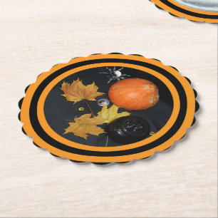 Halloween decor paper coaster
