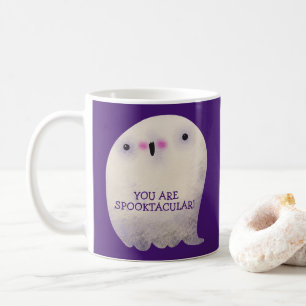 Halloween Decor Trick or Treat Cute Spooky Ghost Coffee Mug