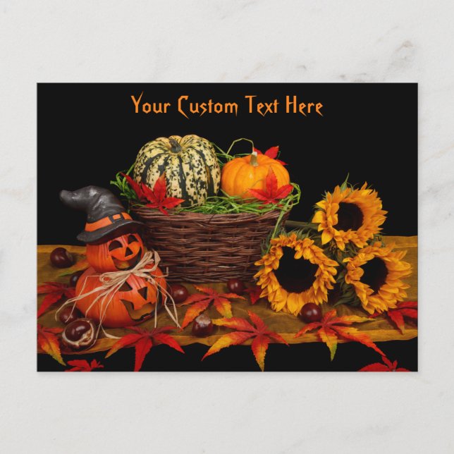 Halloween Decorations custom postcard (Front)