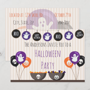 Halloween Decorations Invitation