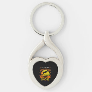 halloween deer key ring