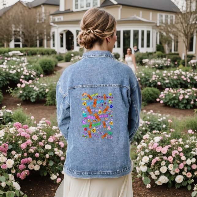 Halloween Denim Jacket (Wedding Back)