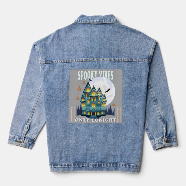 Halloween Denim Jacket (Back)
